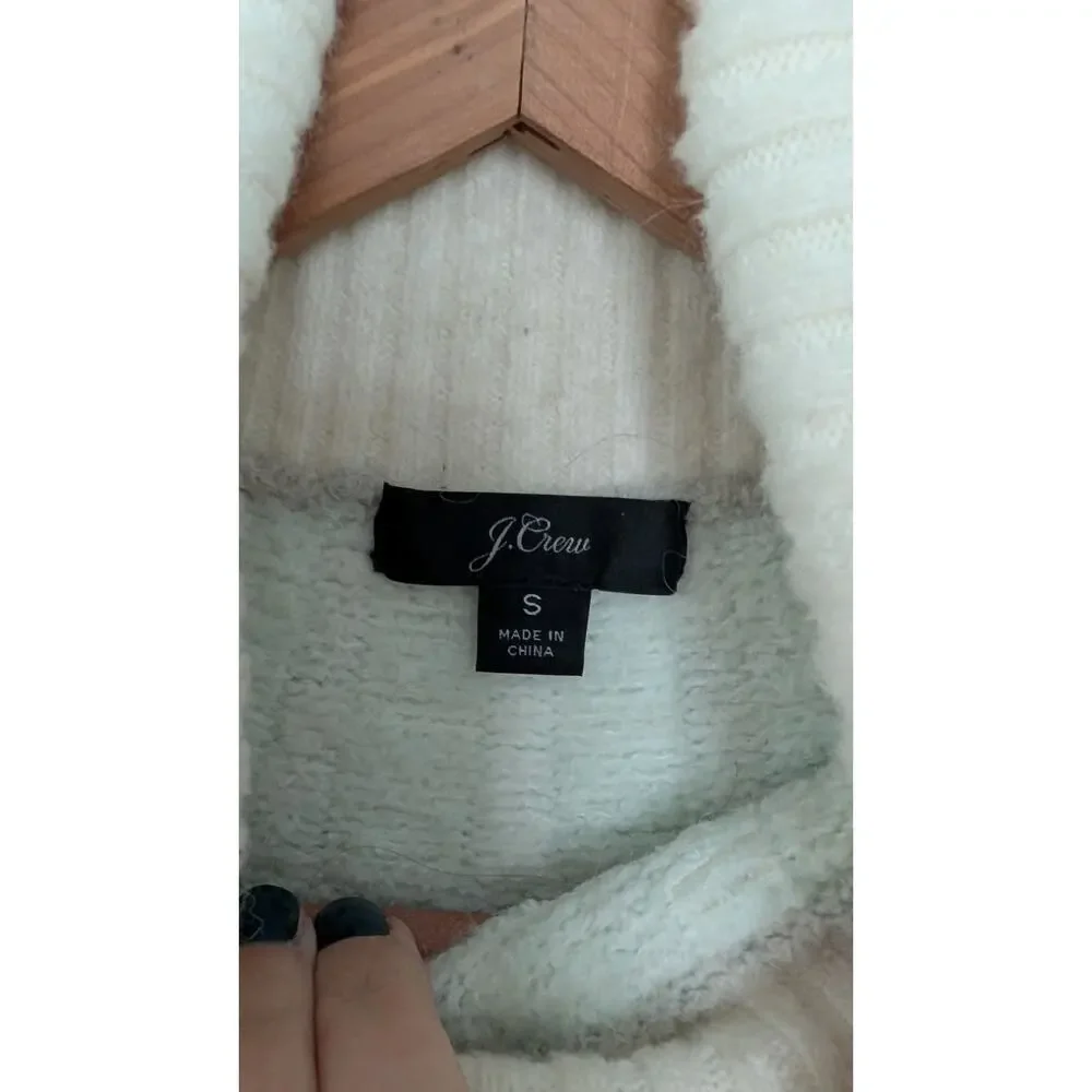 J. Crew Fair Isle Wool Blend Turtleneck Sweater  in Supersoft Yarn